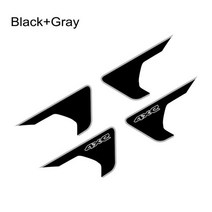 브레이크 디스크 자동차 펜더 사이드 벤트 스티커 지프 랭글러를위한 4xe 편지 스트라이프 그래픽 비닐 데칼 jl jk rubicon 2019-2021 2022 액세서리, 블랙 그레이