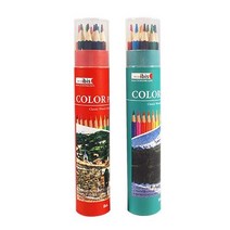 아이비스 3000 12색원통목색연필세트(SP), 민트