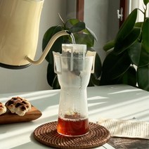 카페 아이스아메리카노 높은 입구넓은 유리잔 매장 핫 큰유리컵 집들이선물 브런치 컵, 1개, 865코넌 내열유리컵 350ml