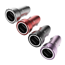 요거 듀얼 퀵차지 3.0 USB 차량용 고속 충전기, 블랙