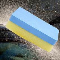 오너클랜 고탄력 셀프세차 후 셀프광택용 자동차왁싱스펀지_WA62FE7, 왁싱스펀지