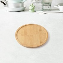 키친몰 대나무 원형 우드트레이(20cm) 나무트레이, 상세 참조