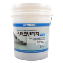 테라코 스터코 빈티지 노출 콘크리트 바닥용 24kg, F300(옐로우)