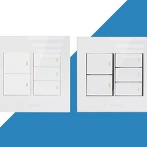 클린 나노 크리스탈1 램프 푸쉬 스위치 5구, 크리스탈1 푸쉬 스위치 5구 블랙