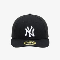 뉴에라 [갤러리아] MLB PCV 뉴욕 양키스 로우 프로파일 사이즈캡 블랙 #13086195, 상세 설명 참조