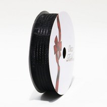 금비 오간디A 네줄오간디 리본(15mm*15m)(사은품 증정 행사중), OA#01 검정, 15m