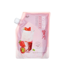 복음자리 진심의 딸기청 딸기라떼 과일청 1kg, 딸기청1kg 1개