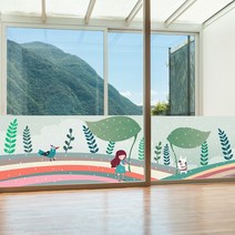 낭만창고 nang545-비오는 언덕-뮤럴실사 시트지