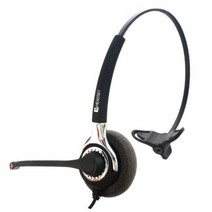 KJ-401QD 콜센터용 헤드셋, RJ-9 Black (Avaya전화기/LG 460)