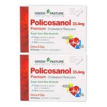 그린패스쳐(Green Pasture) 그린파스쳐 폴리코사놀 33.4mg 60정 X 2개, 120정, 1세트