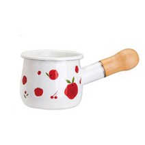 퐁듀 만들기 냄비 Mini Ho ehold Milk Pot Suitable for Ketchup Jam and Porridge Ideal Warming Up Sauc 초콜릿 치즈, 01 R