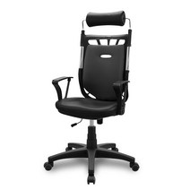 체어빌 챔프100 의자 인조가죽, 블랙