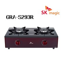SK매직 2구 가스레인지 프리스탠딩 GRAS293R 스마트 안심센서, LPG