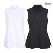 LPGA 엘피지에이 골프웨어 여성 반집업 조끼 데일리 베스트 L231WB700P