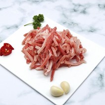 국내산 무항생제한돈 돼지고기 냉동 등심 잡채용 500g, 1개