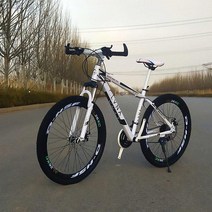 입문용 스포츠 로드자전거 MTB 자전거 성인 투어링 가성비 사이클, 26인치-21단 탑 매치, E