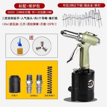 105677 Tridonic 공압 리벳 건 풀 캡 그랩 스테인레스 스틸 코어 풀 리벳기계 리벳팅 도구, 10 UG-6000G 5 개씩 20 줄 프로