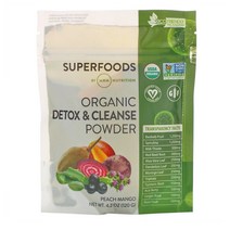 MRM 디톡스 클렌즈 파우더 분말가루 피치망고 120g 주스 밀크씨슬 아사이베리 알로에베라, 1개