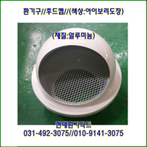 환기구/후드캡/250파이/아이보리도장/재질:알루미늄
