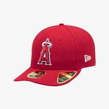 뉴에라 MLB 어센틱 LA 에인절스 게임 로우 프로파일 사이즈캡 70425538