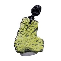 GHSHOP 끈이 달린 2X 아름다운 몰다바이트 크리스탈 에어로라이트 목걸이 펜던트 3-5g, 크리스탈 스톤