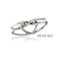 존SCC 실버 퍼니 러브 반지 (1603657A)