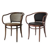 TON 톤 체어 곡목의자 암체어33 2 색상, 1개, 앤틱클래식/앤틱케인