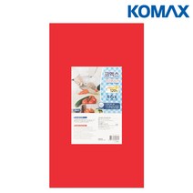 열탕소독 가능한 프리미엄 업소용 내열 위생도마, 레드 (1개입)