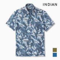 [INDIAN] 플라워 프린트 반팔셔츠_MITNSUM4231