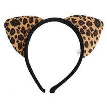 고양이머리띠 동물 장기자랑 응원 반티 재롱잔치, 고양이머리띠(얼룩무늬)