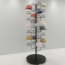 모자진열대 모자걸이 모자 거치대 수납 행거 보관대 진열장 다용도, 화이트 캡홀더 10개, 1세트