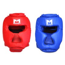 KSD 한국스포츠 태권도 헤드기어 머리보호대 대련 시합용 대한태권도협회 공인 청색 적색