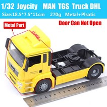자전거트레일러 1:32 빅 스케일 조이 시티 맨 TGS 대형 트럭 트레일러 DHL 트랙터 금속 다이캐스트 및 장난, 03 Man Truck