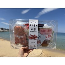 캠핑밀키트 홍게라면 속초 수율80% 한마리 통째 24시간 신속배달, 산지직송 홍게라면1팩