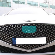 JS automotive 제네시스G80 전방센서 차량거리 감지 PPF투명 보호필름 기스 돌튐 돌빵 방지 커버 악세사리, 차량한대분