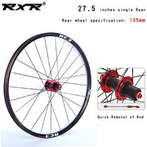 카본휠셋 카본삼발이 라이트웨이트휠 rxr 산악 자전거 mtb 크로스 컨트리 사이클링 휠 허브 부품 27.5 rc3 carbon wheelset disk brake Bicycle, 27.5 레드 리어 qr