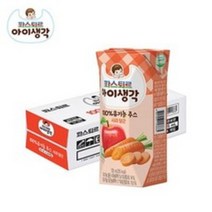파스퇴르 아이생각 유기농주스 사과당근 125ml, 23개