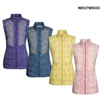 웨스트우드 WESTWOOD 여름 여성 메쉬 믹스 프린트 베스트조끼_pt 등산 조끼