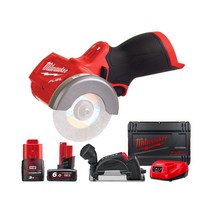 밀워키 M12 FCOT-632X 충전 컷 오프 툴 그라인더 3인치 12V 6.03.0Ah, 단품