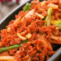 [#뱌뱌별상점] 제주 흑돼지 제육볶음 간장콩불고기 두루치기 제주 감성 캠핑 맛집 밀키트 3종 모음 ;, 제주 흑돼지 제육볶음 500g+야채팩100g 2팩