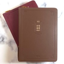 아가페 예스 주석성경 개역개정 대 합본 지퍼 성경책, 2.브라운