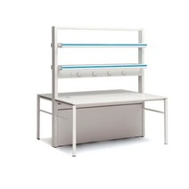 퍼시스 [본사직배송] 퍼시스 테이블 선반 양면형 LAR228H 실험대, 단일옵션