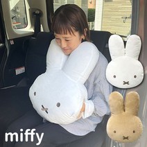일본 수입 미피 쿠션 핸드워머 인형, 아이보리