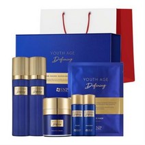 에스엔피 유스 에이지 디파이닝 세트 토너 120ml + 토너 30ml + 에멀젼 120ml + 에멀젼 30ml +크림 50ml + 마스크팩 25ml x 5p + 화장솜 60p, 4세트