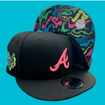 New Era 196499502801 뉴에라 애틀랜타 브레이브스 사이키델릭 9 피티 스냅백
