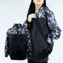 밀리터리 바람막이 블랙 텍티컬 남녀공용 윈드브레이커