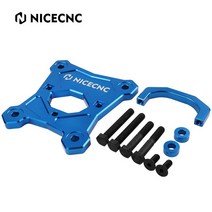 ATV 부품 사륜 4륜 NICECNC UTV 반경 후면 암 플레이트 커버 폴라리스 RZR XP 1000 2017-2022 4 터보 탈착식 트레일러 후크 견인 도구 포함, [01] blue