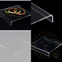 단디 ㄷ자 아크릴 진열대 150X150X20MM 악세사리진열대