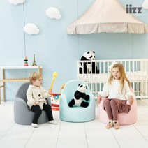 [이쯔] 쿠루루 아기쇼파 / 유아 어린이 선물 책상 의자 소파, 색상:그레이