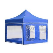 DZB 캐노피 천막 3M 벽면만 1면 투명 지퍼 바람막이 지지대 지붕 천막 코스트코 그늘막 풀세트 야외천막 바, 먹고빼락 DZ투명지퍼3M 블랙